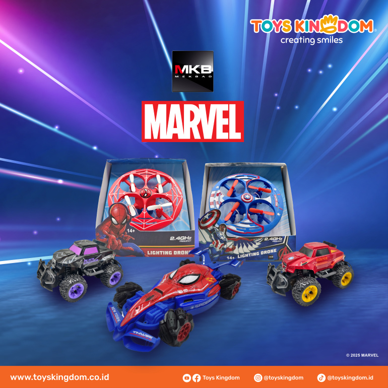 Yuk, ajak si kecil merasakan serunya bermain RC Car The Avengers dari MKB!